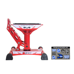 Matrix Concepts LS1 Lift Stand with 500 lbs Capacity for Dirt Bikes (Red)