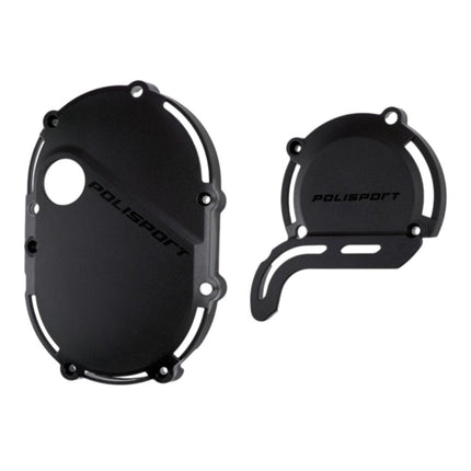 Polisport 91624 Engine Covers Kit for Stark Varg – Black – Complete Replica Engine Protection Set with Durable Gloss Finish Perfect Factory Fit Impact Resistant