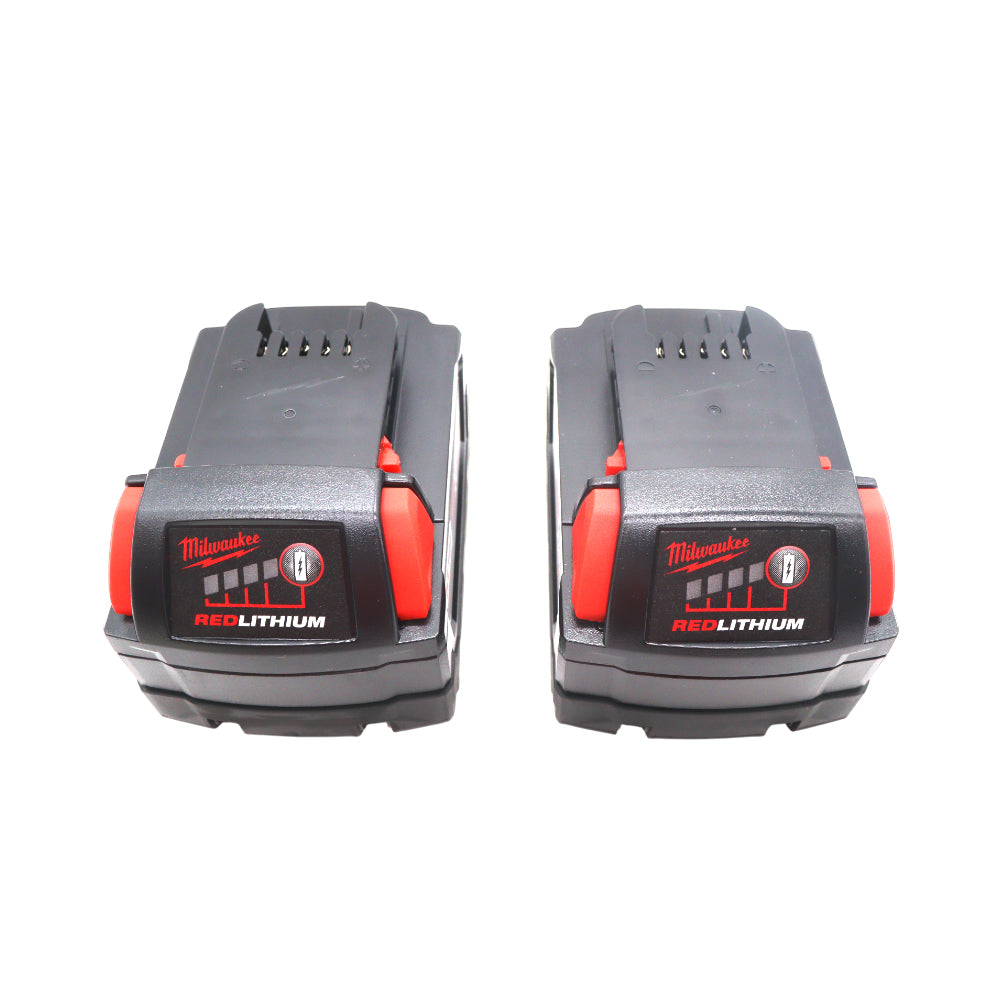Milwaukee M18 REDLITHIUM XC 3.0 Dual Battery Pack – 2-Pack of High-Capacity 18V Lithium-Ion Batteries for M18 Cordless Tools – 3.0 Amp hour - 54 Watt hour battery