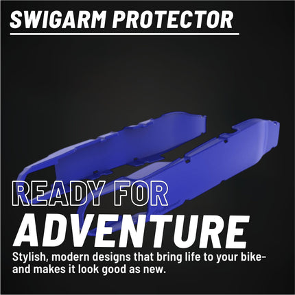 Polisport Motocross Motorcycles (MX) Swingarm Protector for Sherco SEF 450/500 4T (2012-2024) Dirt Bikes - OEM-Style Replacement, High Impact & Abrasion Resistance -Blue