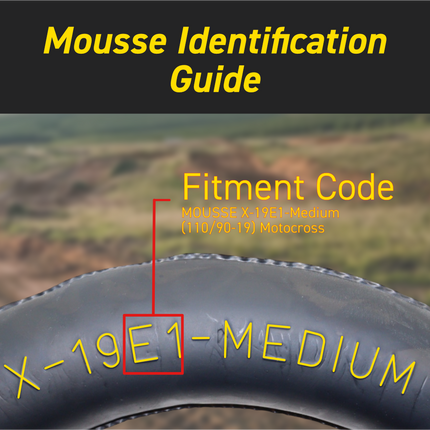 Pirelli Motocross Mousse Set – 80/100-21 Front (X-21B2) & 110/90-19 Rear (X-19E1) Foam Inserts | Flat-Proof Off-Road Tire Inserts for MX Dirt Bikes | Medium Compound | NHS