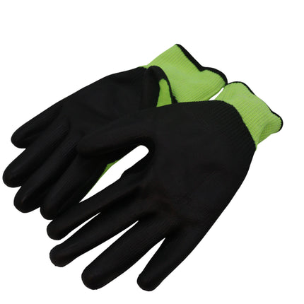 Milwaukee 48-73-8931B Medium High Visibility Level 3 Cut Resistant Polyurethane Dipped Work Gloves (12-Pack)