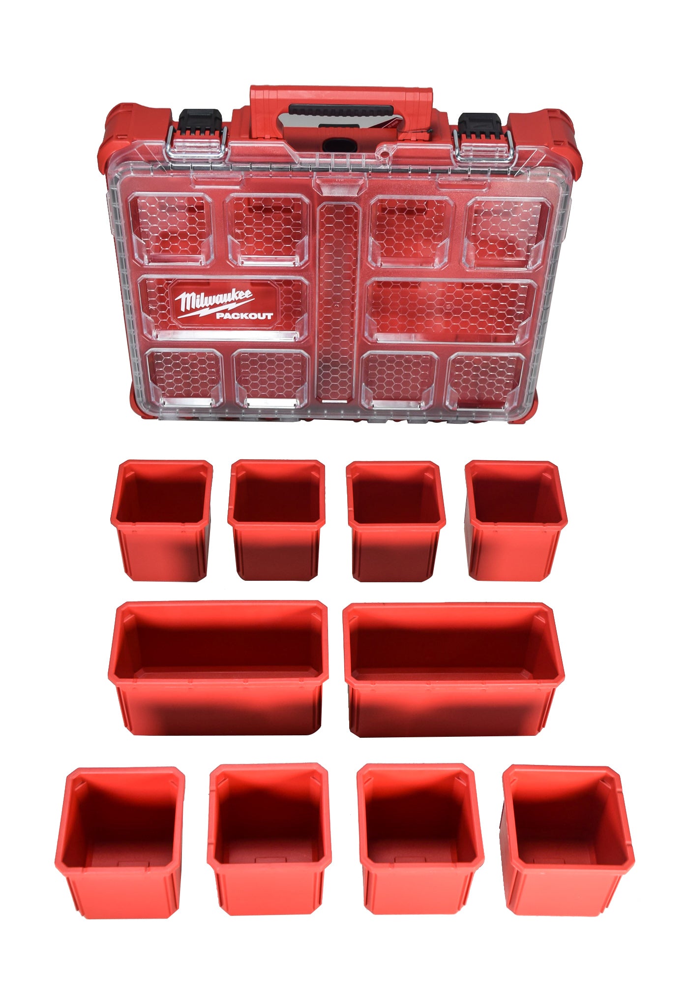 Milwaukee 48-22-8430 Impact Resistant Portable Small Parts Organizer Tool Box