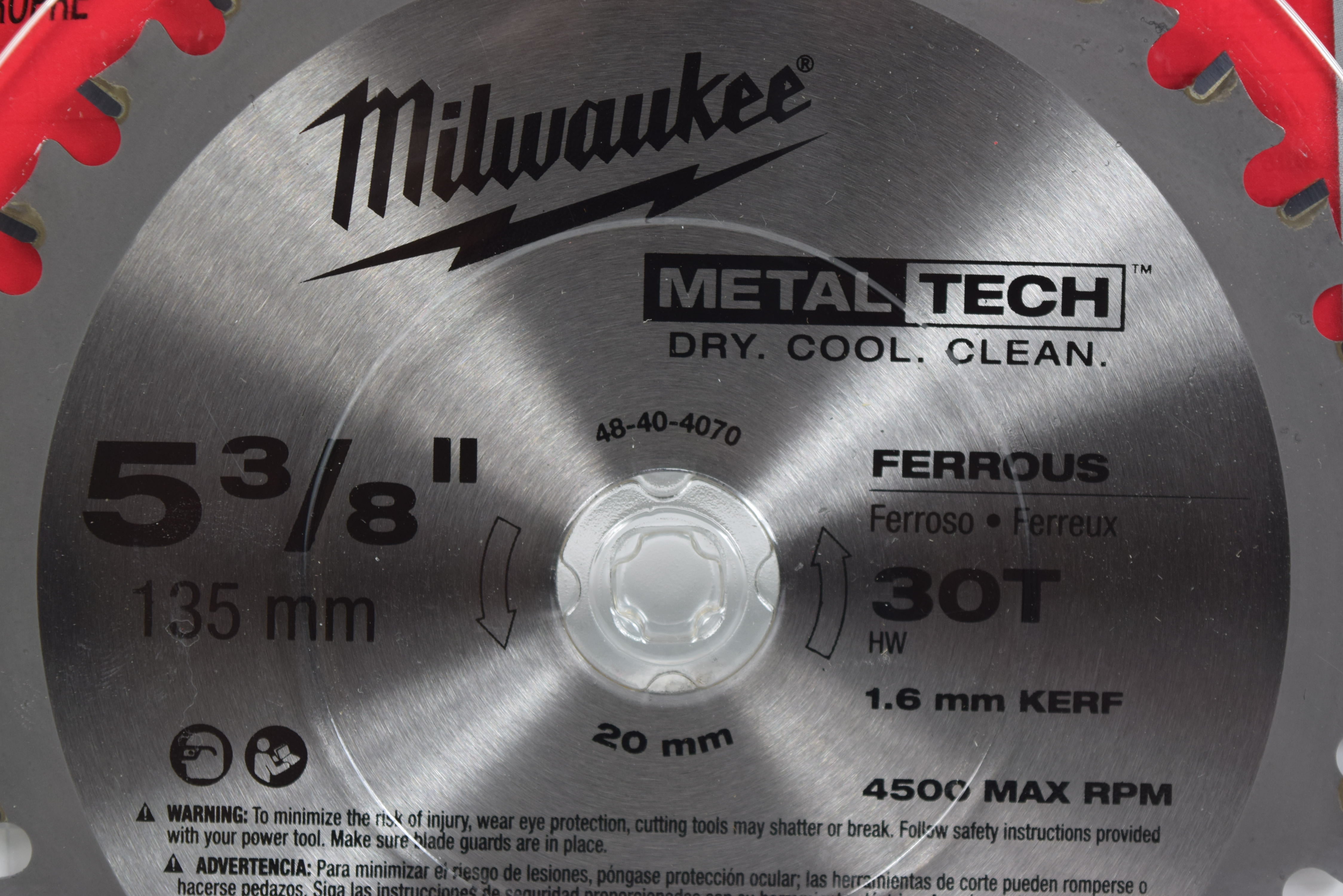 Milwaukee 48-40-4070 5-3/8-Inch 30T Ferrous Metal Blade