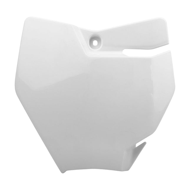 Polisport 8665700001 Front Number Plate for KTM SX65 2016‑2023 – OEM‑Style Durable White Motocross Plate