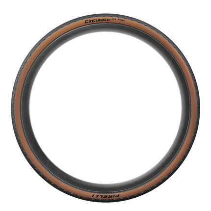 Pirelli Cinturato All Road Classic 35-622 Tan Wall Gravel Tire + SmarTUBE 33/45-622 Presta 60mm TPU Tube - Bundle with Keychain