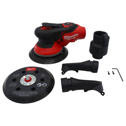 Milwaukee 2584-20 M12 FUEL 12V Cordless Brushless 6 in. Random Orbital Sander, 3/32 in. Orbit, Variable Speed 3,200-12,000 RPM, Tool Only with Backing Pads and Vacuum Ports