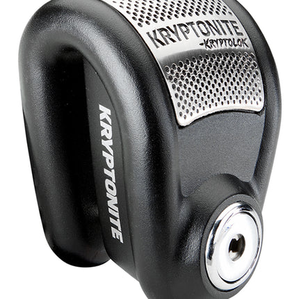 Kryptonite KryptoLok 6A Alarm Disc Lock  – Motorcycle, Scooter & E-Bike Security Lock with 120dB Anti-Theft Alarm, 6mm Hardened Locking Pin, Weather-Resistant Electronics 2 Stainless Steel Keys