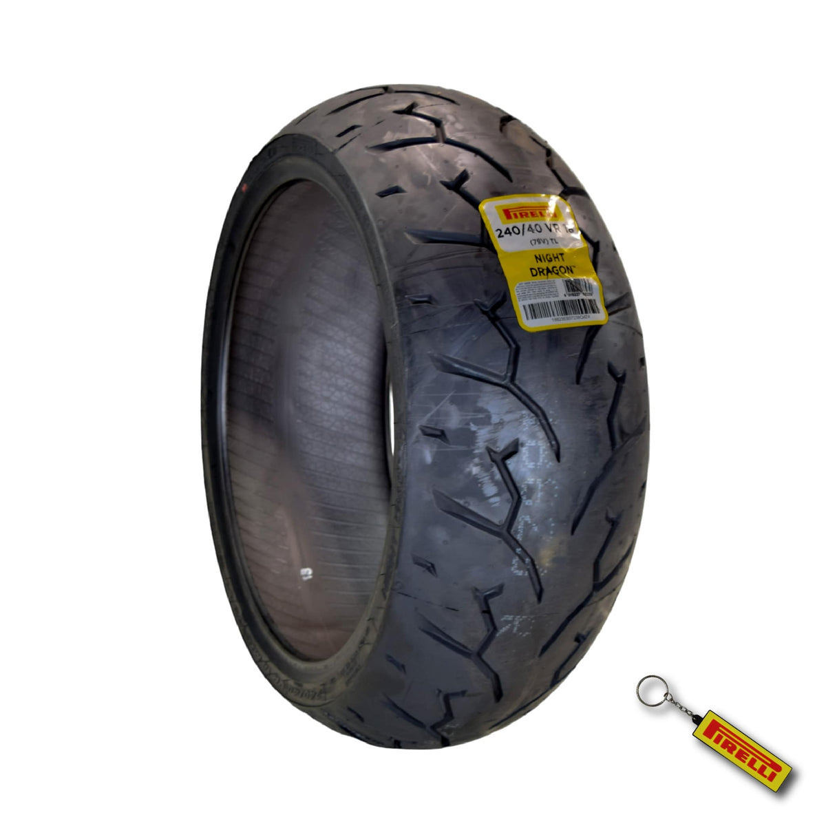 Pirelli Night Dragon 240/40VR18 M/C 79V Cruiser Motorcycle Rear Tire w/ Keychain