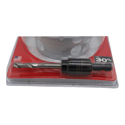 Milwaukee 49-56-9682 Hole Dozer 3-1/2 in. Bi-Metal Hole Saw with 3/8 in. Arbor and Pilot Bit, 3.5 Teeth Per Inch, 1-5/8 in. Cutting Depth