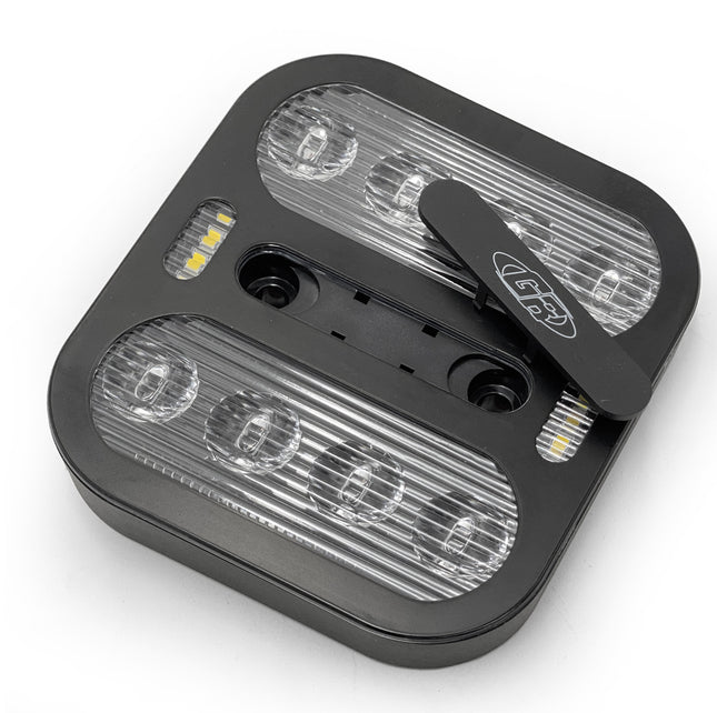Gen-Right GR-LED-TAIL MATRIX LED Tail Light Pair For Jeep CJ/YJ/TJ & LJ - Super Bright 5-Function DOT Approved, IP69K Waterproof, Brake/Running/Turn Signal/Reverse/Side Marker Lights