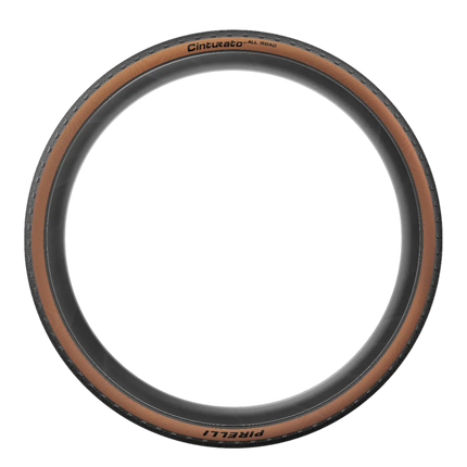 Pirelli Cinturato All Road Classic 40-622 (700x40c) Tan Wall Gravel Tire & Cinturato SmarTube 33/45-622 Presta 60mm TPU Inner Tube with Keychain Bundle