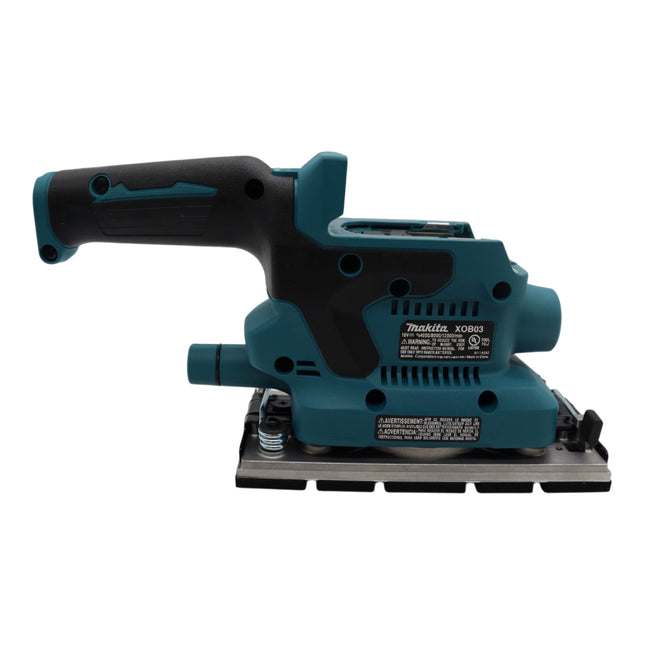 Makita XOB03Z 18V LXT Brushless Cordless 5" Random Orbit Sander with Variable Speed Control, 3-Speed Settings, 3/32" Orbit Diameter, Electronic Speed Control and Dust Collection, Tool Only