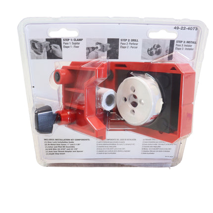 Milwaukee 49‑22‑4073 Door Lock Installation Kit with Hole Saw and Guide Template
