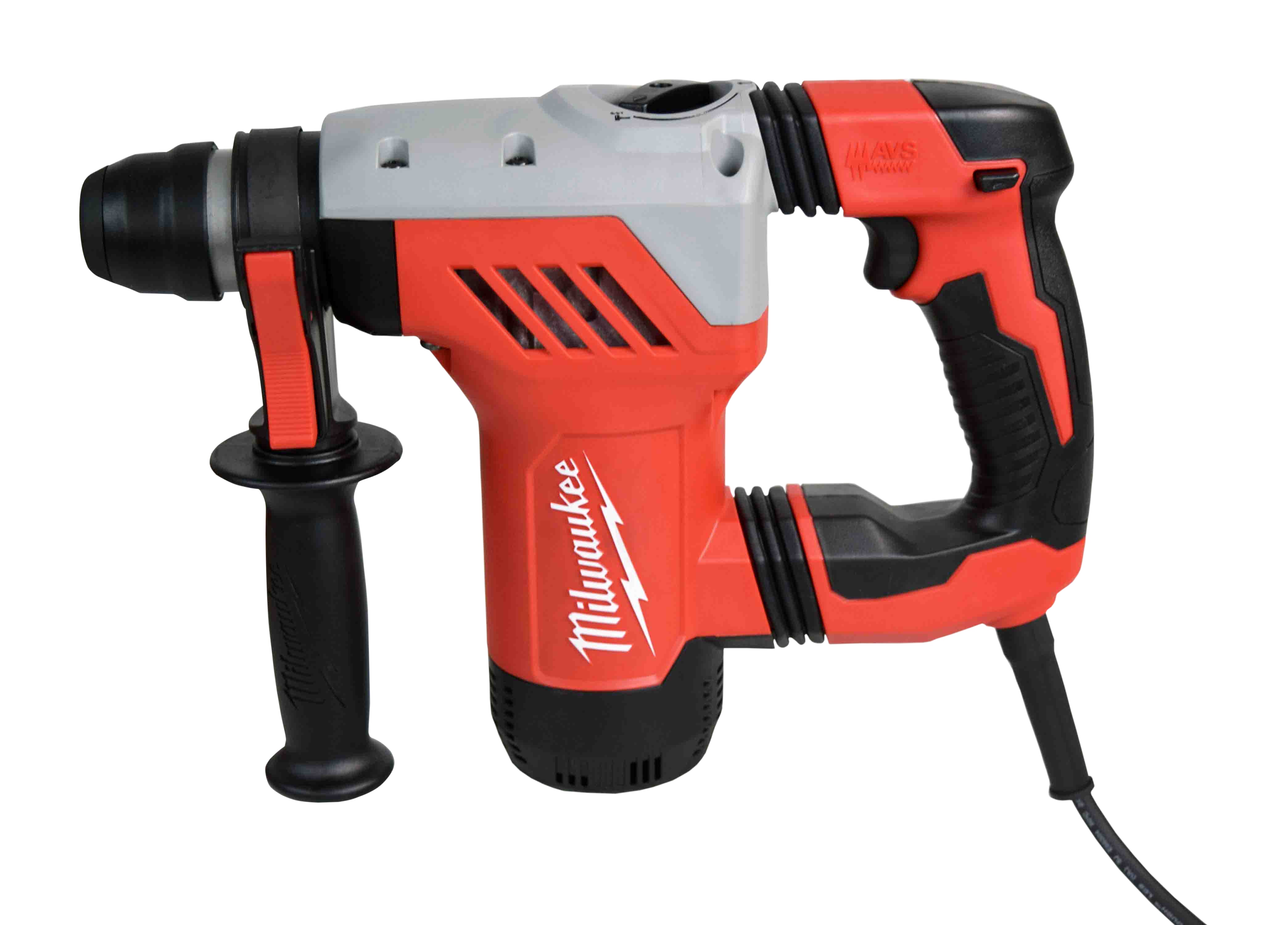 Milwaukee 1-1/8" SDS-Plus Rotary Hammer Kit – 8.0 AMP Corded Hammer Drill with Anti-Vibration Technology, Variable Speed, Hammer/Drill/Chisel Modes, Side Handle, Depth Rod, Carrying Case