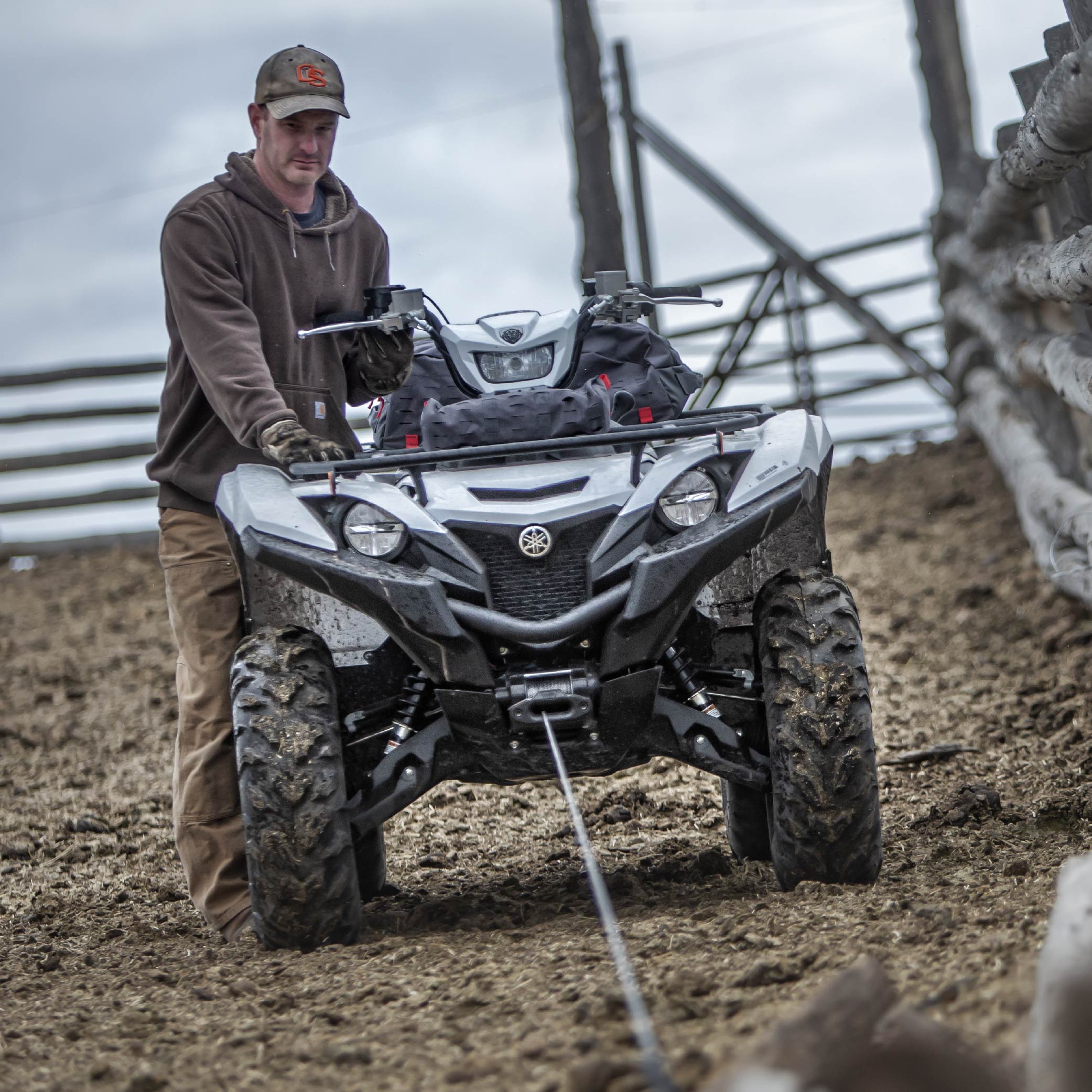 WARN VRX 45-S Powersport Winch – 4,500 lb Pulling Capacity, Synthetic Rope, Sealed Motor, All-Metal Gear Train, Waterproof Construction for ATV/UTV Recovery, Trail Riding & Utility Work