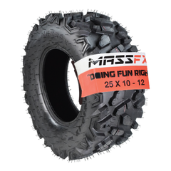 MASSFX QL251012 6PLY 25" 25x10-12 Rear ATV Tire 25x10x12