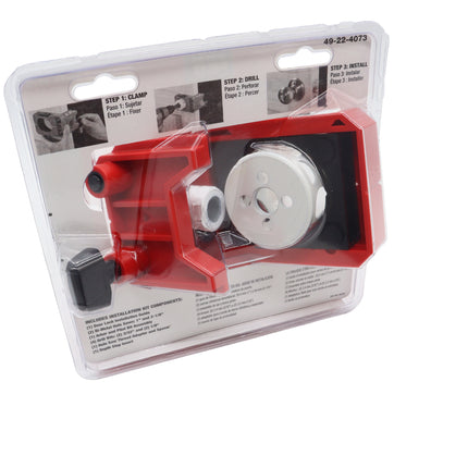 Milwaukee 49‑22‑4073 Door Lock Installation Kit with Hole Saw and Guide Template