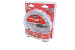 Milwaukee 6-Inch Hole Dozer Bi-Metal Hole Saw with Arbor – Reinforced Backing Plate & Plug Jack Ejection Slots – Ideal for Wood, Metal, PVC, Drywall & Plastic Cutting Applications