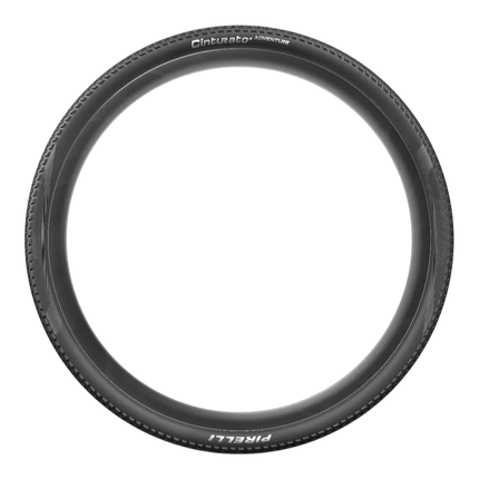 Pirelli Cinturato Adventure 45 622 Black Gravel Tire & SmarTUBE 33/45 622 Presta 60mm TPU Tube   Tubeless Ready ProWALL   Bundle with Keychain