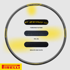 Pirelli P ZERO Race Color Edition (Yellow) 28-622 (700 x 28c) Road Bike Tire - High Performance and Style