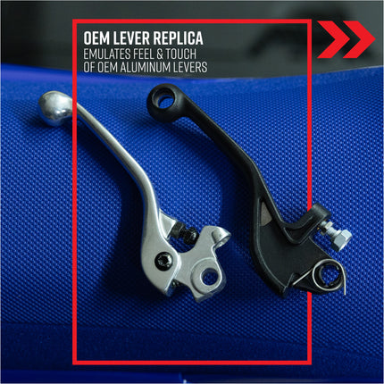 Polisport 91637 APT Levers Kit for Yamaha Ténéré 700 2021+ – Black – Unbreakable Performance Lever Set with Durable Finish Perfect Factory Fit Impact Resistant