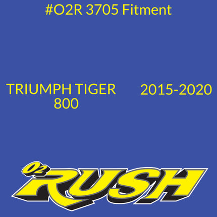 O2 RUSH High‑Performance Adventure Bike & ATV/SXS Air Filter - Fits TRIUMPH TIGER 800 (2015-2017) – Washable, Reusable, Maximum Airflow & Engine Protection - CNC‑Pre-Oiled Air Filter