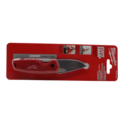 Milwaukee 48-22-1521 Compact Folding Knife with 2.5 in. Stainless Steel Blade - Compact for Pocketed Carry