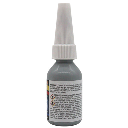 Dynatex Blue Medium Strength Threadlocker 0.34 oz Bottle - Removable with Hand Tools, Locks Fasteners on Metal, Vibration Resistant, Solvent Resistant