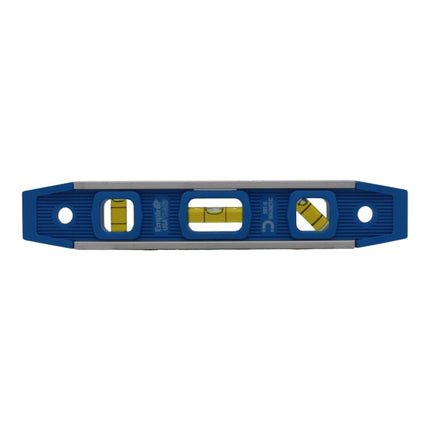 Empire 587-24 9 in. Magnetic Torpedo Level, Reinforced Aluminum Frame, 3 Acrylic Vials for Level, Plumb, and 45-Degree Readings, V-Grooved Edge, Top-Read Window, Compact Design