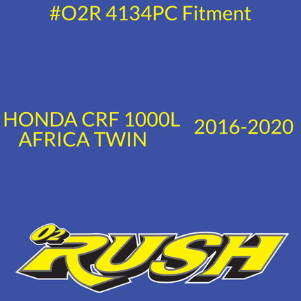 O2 RUSH High‑Performance Adventure Bike & ATV/SXS Air Filter - Fits HONDA CRF 1000L AFRICA TWIN PRE-CLEANER SET (PAIR): (2016-18) – Washable, Reusable, Maximum Airflow & Engine Protection - CNC