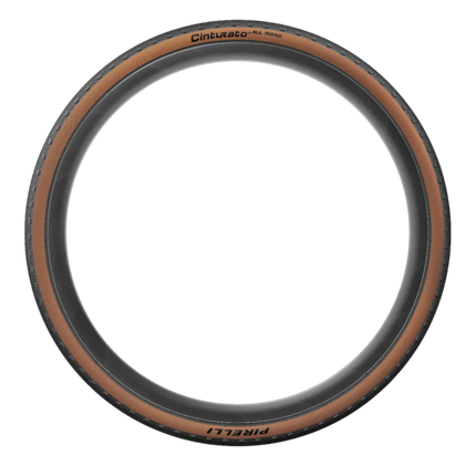 Pirelli Cinturato All Road Classic 45-622 (700x45c) Tan Wall Gravel Tire (2 Pack) - Classic Skinwall Bicycle Tires with Keychain Bundle