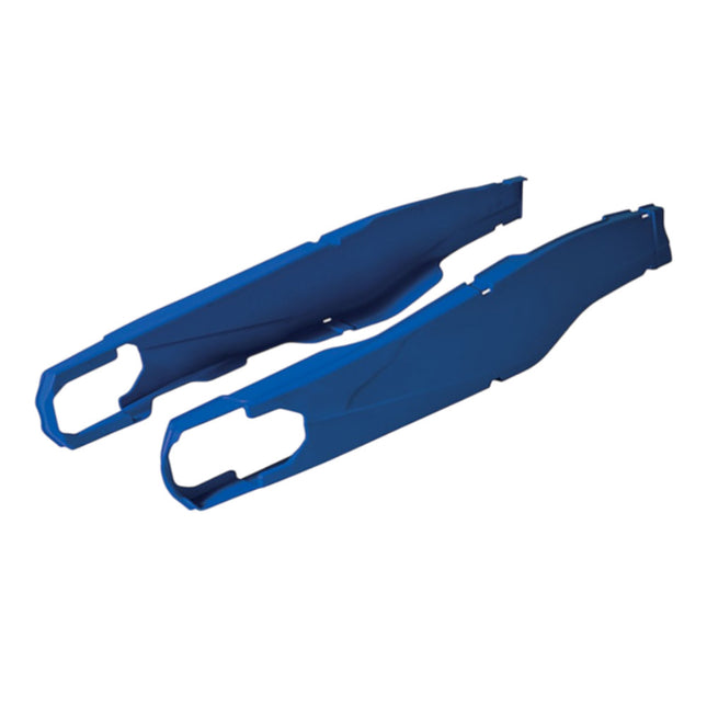 Polisport Motocross Motorcycles (MX) Swingarm Protector for Husqvarna TC 125/250 (2014-2022), FC 250/350/450 (2014-2022), TE 125/250/300 (2014-2022), FE 250/350/450/501 (2014-2022) Dirt Bikes - Blue