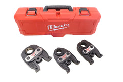 Milwaukee 49‑16‑2496 1/2"–1" IPS‑P Press Jaw Kit for M12 FORCE LOGIC Press Tool – Carbon & Stainless Steel Pipe Fittings