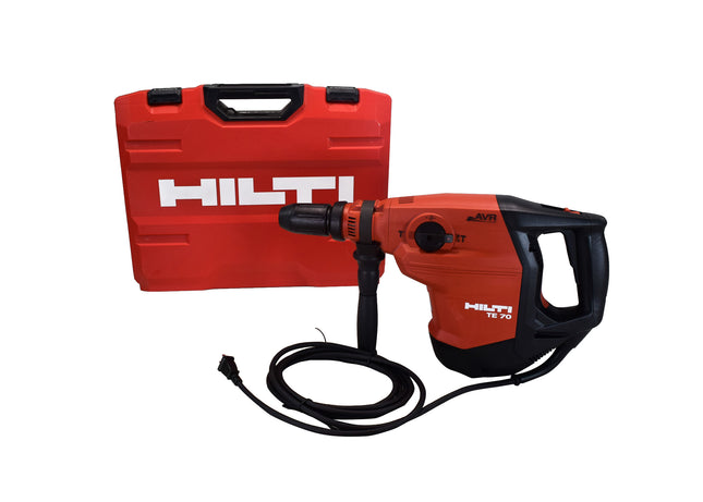 Hilti 120-Volt SDS-MAX TE 70-AVR Corded Rotary Hammer Drill Kit with Pointed Chisel and TE-YX SDS-MAX Style Drill Bit