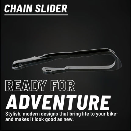 Polisport Chain Slider RM125/250 (01?08) RM-Z450 (05-06/08-09) RM?Z250 (07-09) – Dirt Bike – OEM Quality, Durable Wear Resistant Polyamide, Long Lasting Protection & Perfect Fit (8451600001)– Black