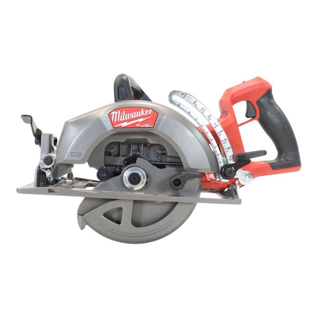 Milwaukee 2930-20 M18 FUEL 7-1/4 Inch Rear Handle Circular Saw, 18V Brushless Cordless Framing Saw, 6,300 RPM, 2-5/8" Cut Capacity, Tool Only (Battery and Charger Not Included)