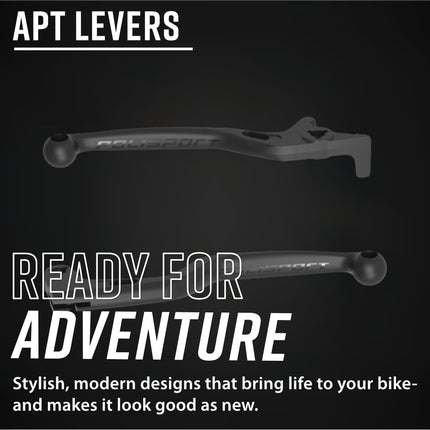 Polisport 91634 APT Levers Kit for Honda CRF300L 2021+ – Black – Unbreakable Performance Lever Set with Durable Finish Perfect Factory Fit Impact Resistant