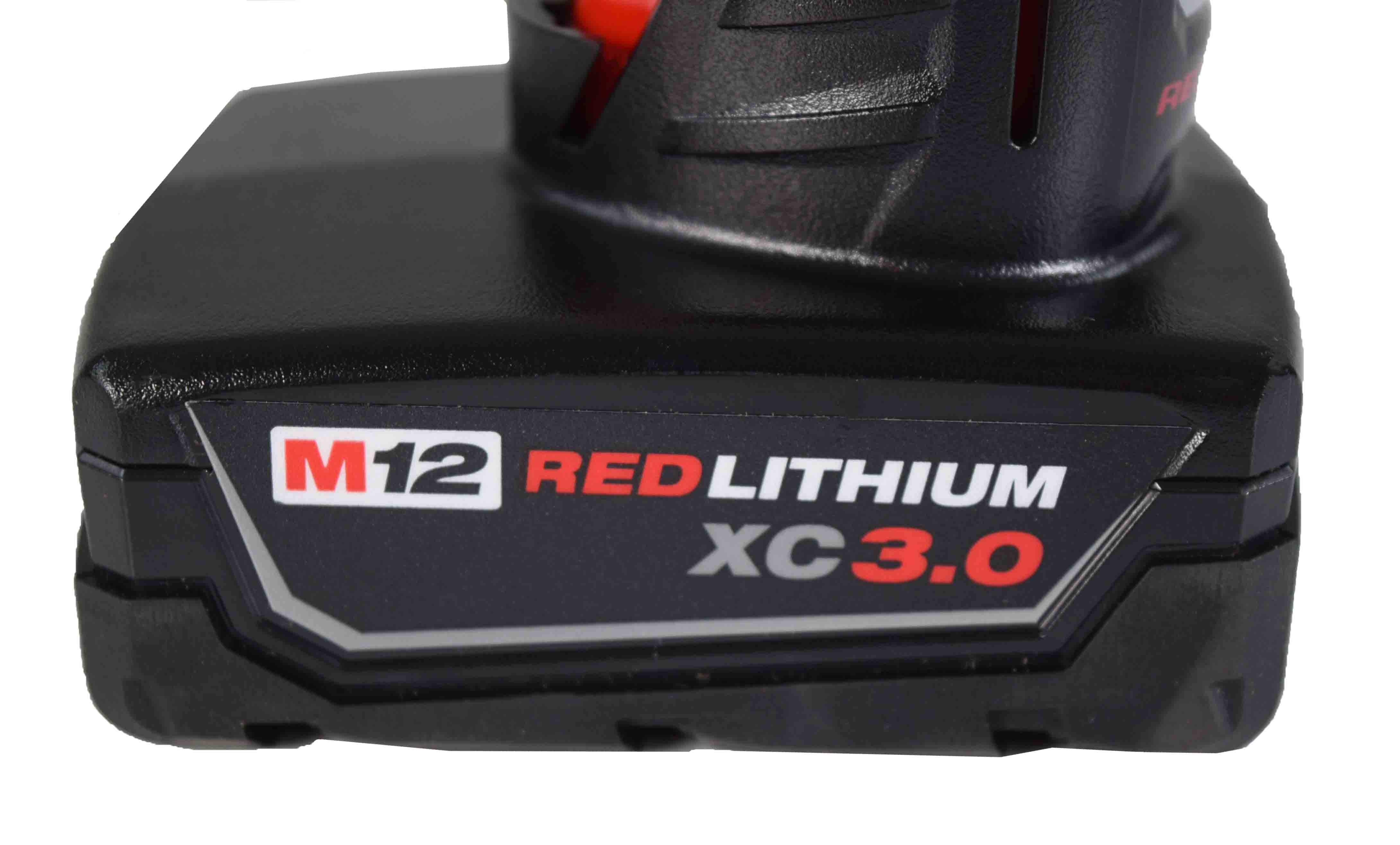 Milwaukee 48-11-2412 M12 12-Volt Lithium-Ion XC Extended Capacity 3.0 Ah Battery Pack (2-Pack)