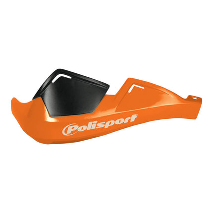 Polisport 8305100030 Integral Evolution OEM‑Quality Orange Handguards for Universal Handlebar Mount, Injection‑Molded Durable Gloss Polypropylene (DGP), Impact‑Resistant Flexible Design with Perfect Fit and Glossy Finish