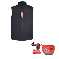 Milwaukee M12 HEAT BLK AXIS VEST KIT 2X