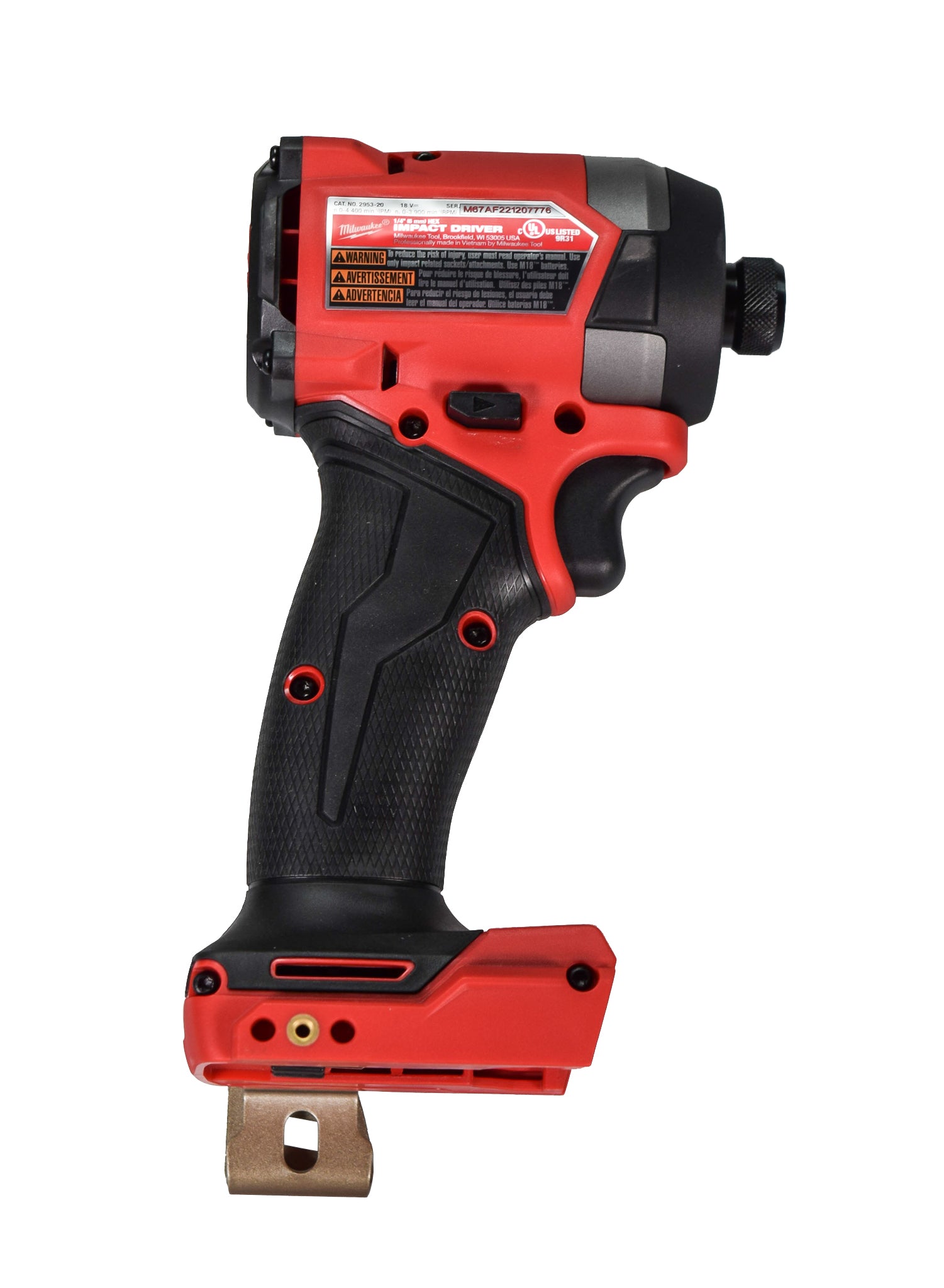 Milwaukee 2953-20 18V Lithium-Ion Brushless Cordless 1/4" Hex Impact Driver (Bare Tool)