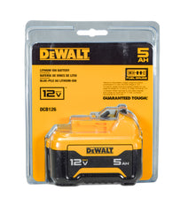 Dewalt DCB126 12V MAX 5.0Ah Lithium Ion Battery