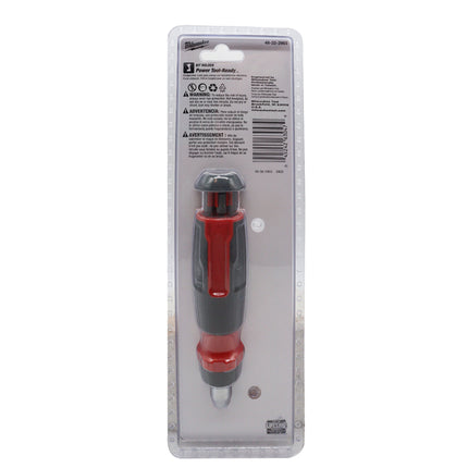 Milwaukee 14-in-1 Ratcheting Multi-Bit Screwdriver – Professional All-In-One Driver with 13 Bits + Nut Driver, Durable All-Metal Ratchet, In-Handle Bit Storage, 1/4″ Hex Power-Ready Bit Holder