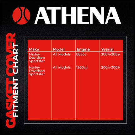 Athena S410195149037 Primary Cover Gasket for Sportster 883/1200 Evo (2004‑2009) – Meta‑Foam Primary Cover Gasket, Sold Individually