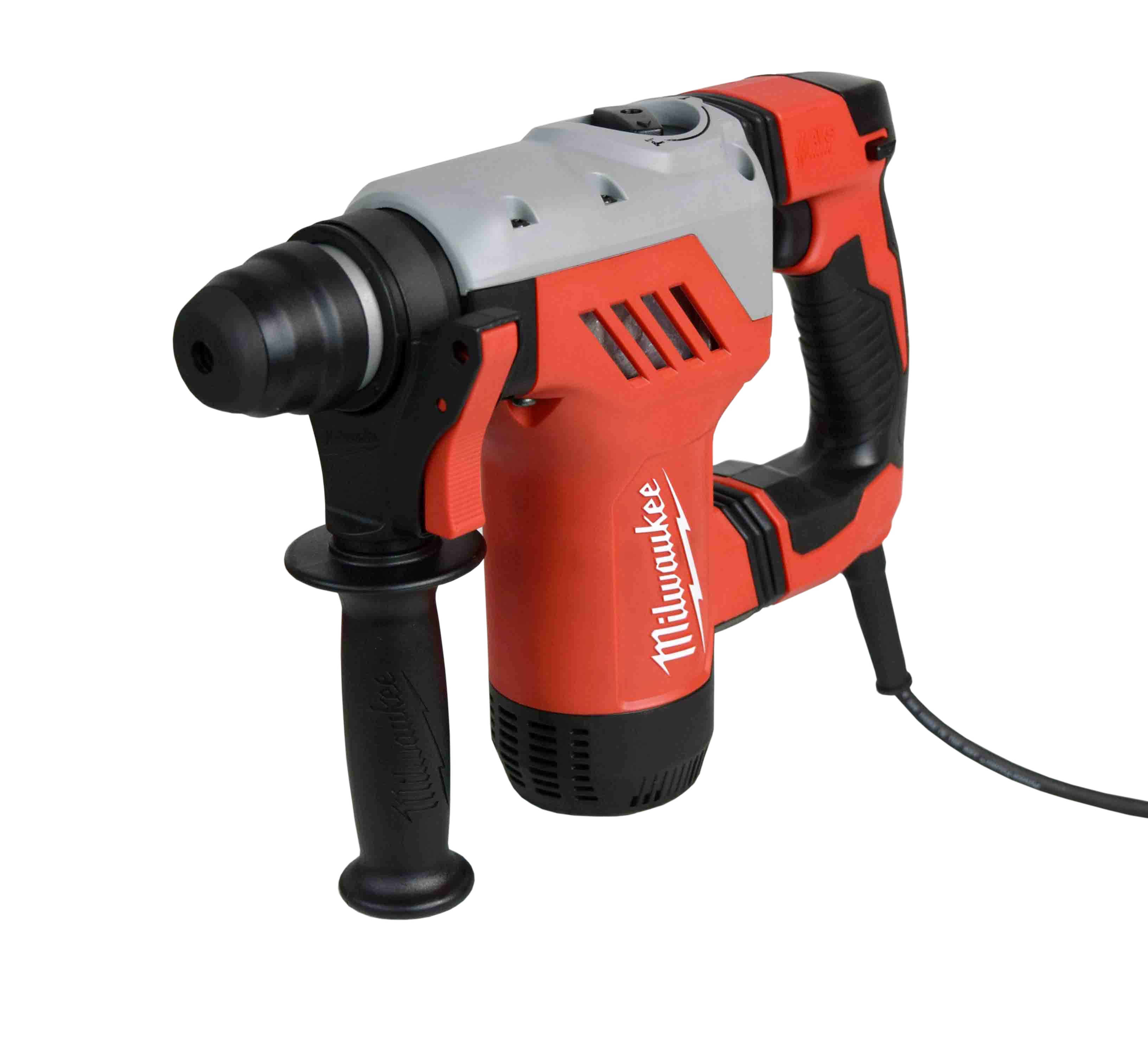Milwaukee 1-1/8" SDS-Plus Rotary Hammer Kit – 8.0 AMP Corded Hammer Drill with Anti-Vibration Technology, Variable Speed, Hammer/Drill/Chisel Modes, Side Handle, Depth Rod, Carrying Case