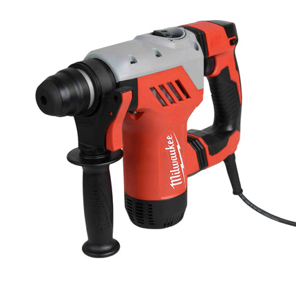 Milwaukee 1-1/8" SDS-Plus Rotary Hammer Kit – 8.0 AMP Corded Hammer Drill with Anti-Vibration Technology, Variable Speed, Hammer/Drill/Chisel Modes, Side Handle, Depth Rod, Carrying Case