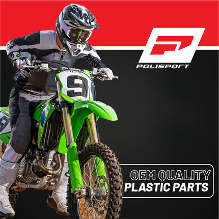 Polisport 8351800002 Fork Guards for Kawasaki KX250F KX450F 2009 and Newer – OEM‑Style Durable Black Lower Fork Protectors