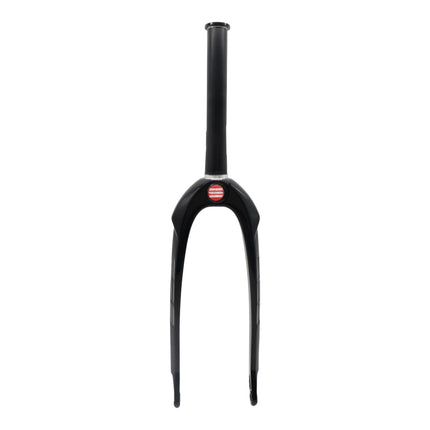 Syndyt SPP Supersized Ultra-High Modulus Carbon Fiber Expert Forks - Black Alloy (20 inch) - Fork Offset 32 mm - 1″ steerer tapering to 1 1/8″; Alloy Steerer Extruded and CNC‑Machined