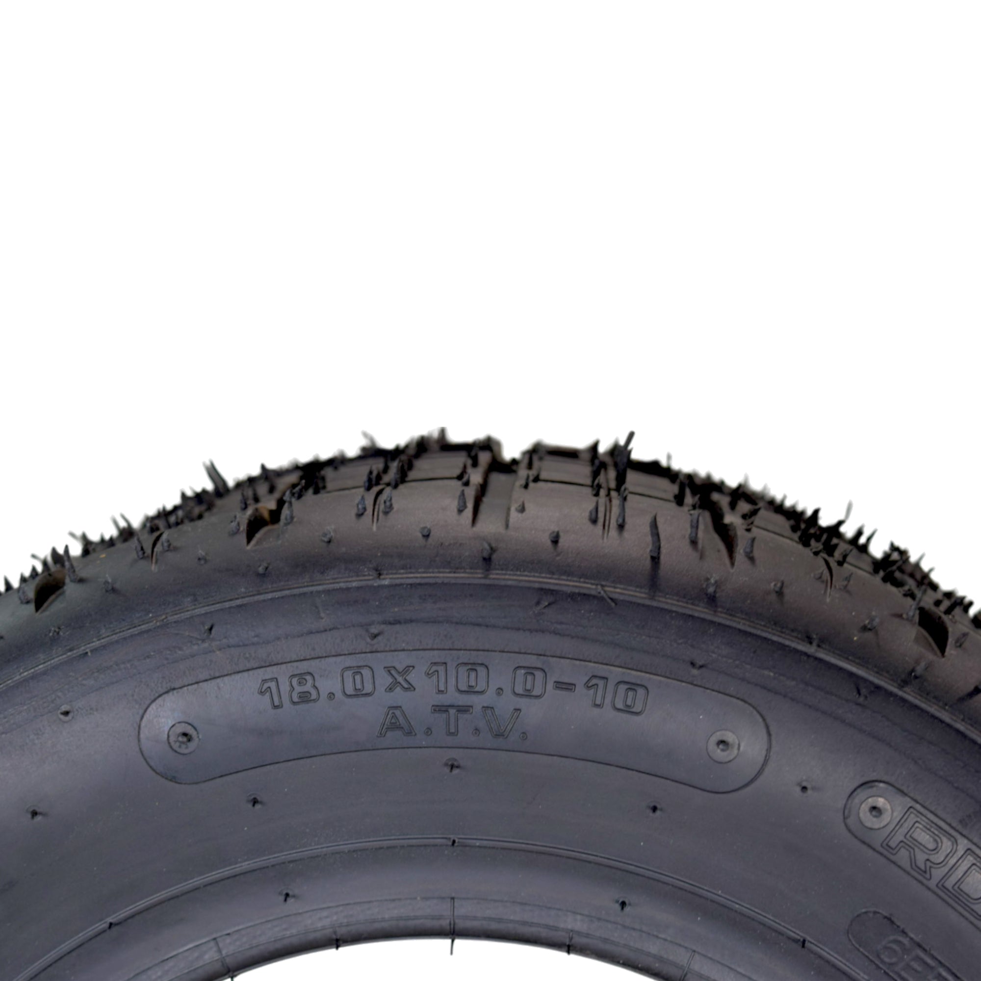 Hoosier Racing Tire - Flat Track/TT Rear 18.0/10.0-10 RD12 (2 Pack) - Bias Ply for ATV Tire & Off-Road Racing  - High Grip Drag & Oval Tire (With Keychain)